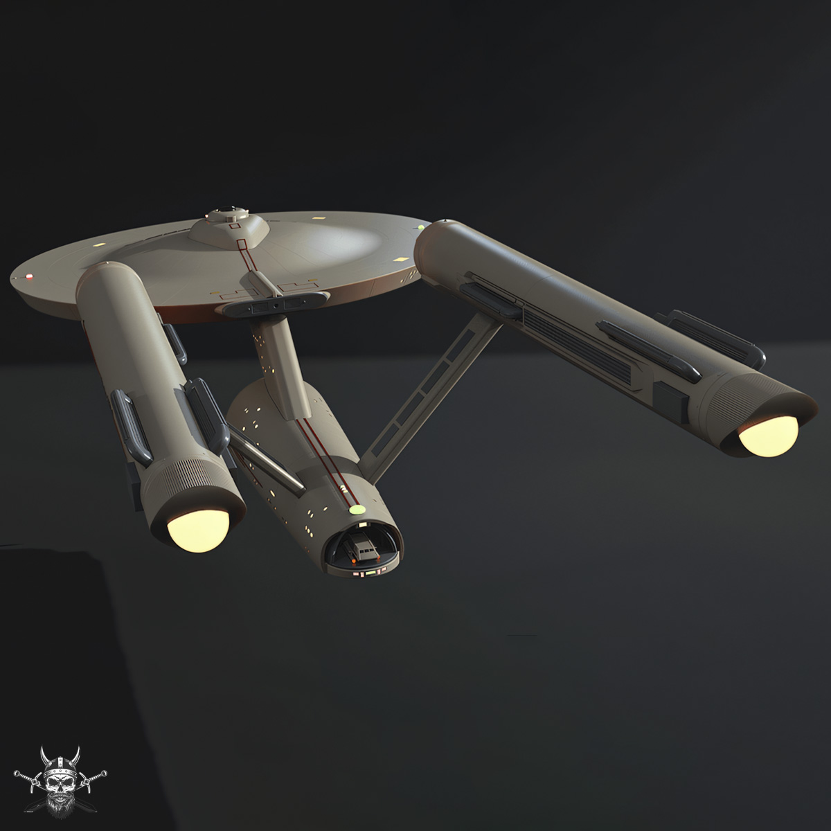 Star Trek Deluxe USS Enterprise NCC-1701 Model Kit