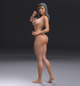 Wonder Women Figurine Model 