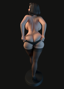 Elizabeth Noir Figurine Model