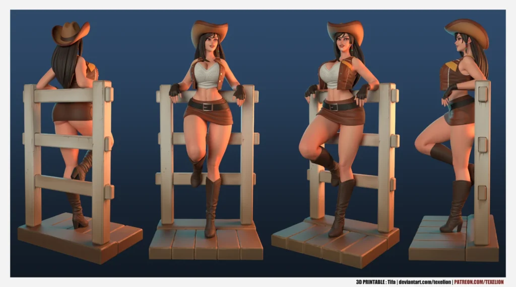 Tifa Bunnygirl Figurine Model 