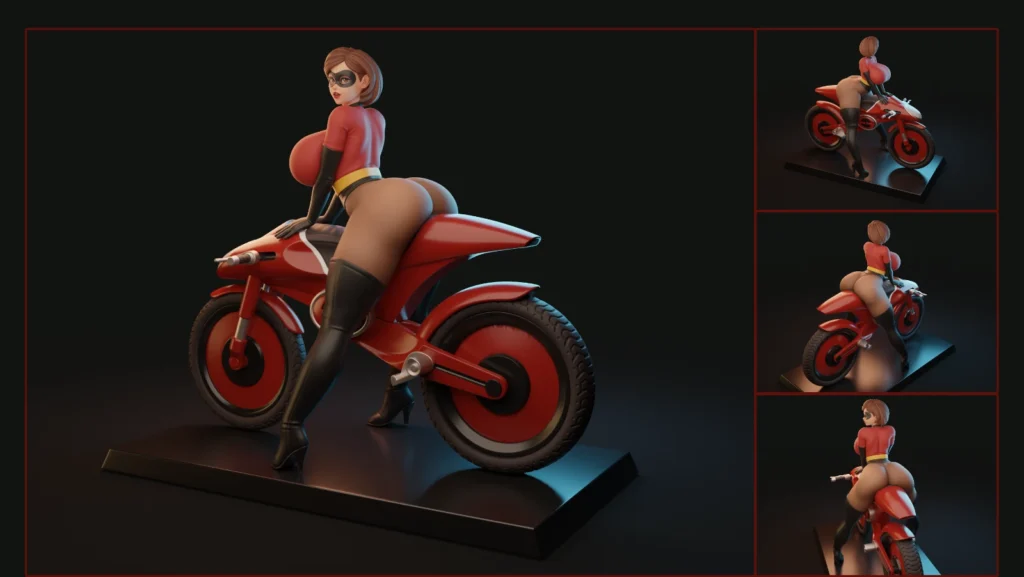 Elastigirl Figurine Model 