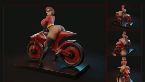 Elastigirl Figurine Model 