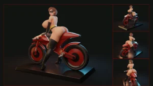 Elastigirl Figurine Model 