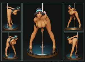 Jasmine Pole Dancing Figurine Model 