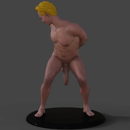 Excellent position for getting caught  Figurine Model 