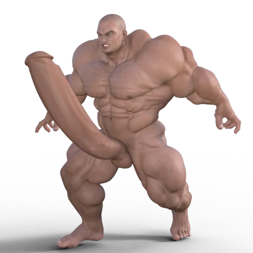 Big Monster Xtra Big Cock Figurine Model 