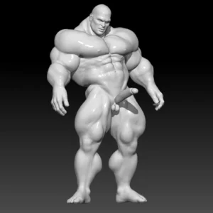 Big Monster Cock Figurine Model