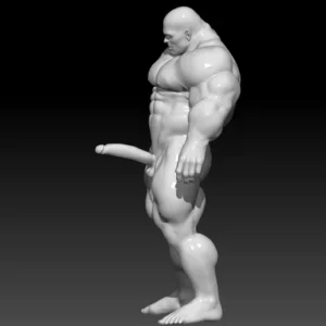 Big Monster Cock Figurine Model