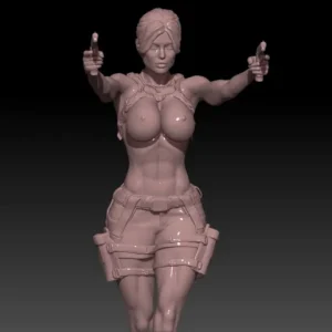 Angelina Lara Croft Shoot