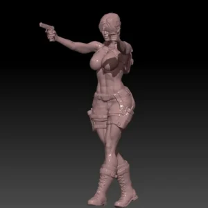 Angelina Lara Croft Shoot