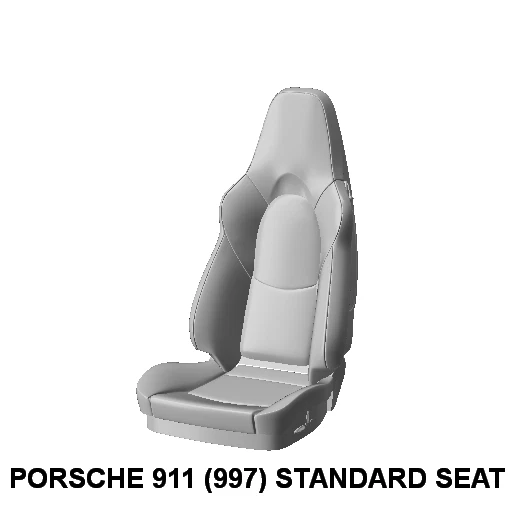 Pair Of Porsche 911 (997 generation) Seats