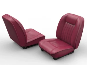 Pair Of Vintage low back bucket seats