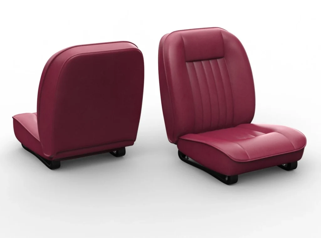 Pair Of Vintage low back bucket seats