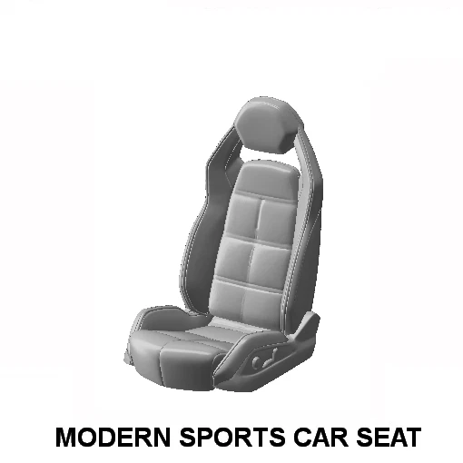 Pair Of Bucket Racing Modern Seats