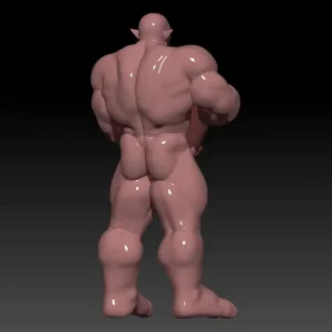 Troll Hold Extra Big Cock Figurine Model