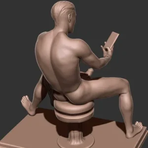 Guy Jerking Off Over His Phone