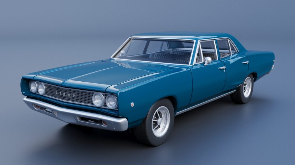 Dodge Coronet 4 Door 1968 Shell