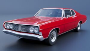 Ford Galaxie 500 Fastback 1968 Shell