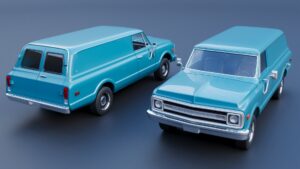 Chevrolet Panel Truck 1970 Shell
