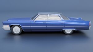 Cadillac Deville 1970 4 Door Shell