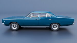 Dodge Coronet 4 Door 1968 Shell