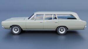 Dodge Coronet Wagon 1968 Shell