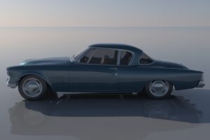 Studebaker Commander Coupe 1953 Shell