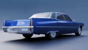 Cadillac Deville 1970 4 Door Shell