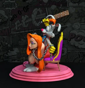 Jessica Gets A Spanking Off Roger Rabbit