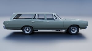 Dodge Coronet Wagon 1968 Shell