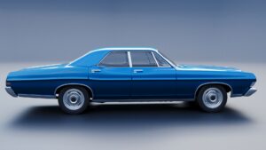 Ford Galaxie 500 4 Door 1968 Shell