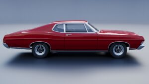 Ford Galaxie 500 Fastback 1968 Shell