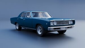 Dodge Coronet 4 Door 1968 Shell