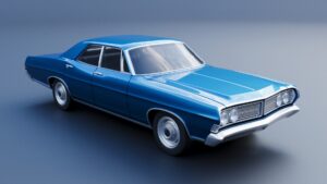 Ford Galaxie 500 4 Door 1968 Shell