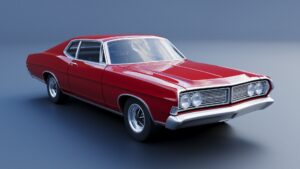 Ford Galaxie 500 Fastback 1968 Shell