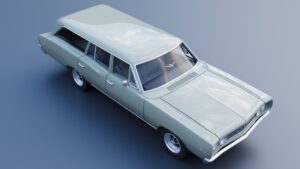 Dodge Coronet Wagon 1968 Shell