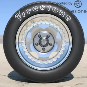 Model Wheels 4 x Center line convo pro 2 muscle car rims with Firestone Tyres