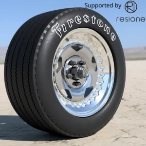Model Wheels 4 x Center line convo pro 2 muscle car rims with Firestone Tyres