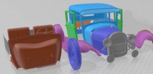 Ford Model A Coupe 1929 (Chassis is not included)