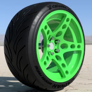 Model Wheels 4 x HGK 18 inch rims with yokohama advan tyres