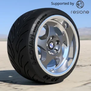 Model Wheels 4 x BMW 21 Style 18 inch Deep Dish rims with yokohama advan tyres