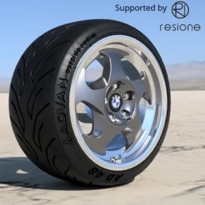 Model Wheels 4 x BMW 21 Style 18 inch rims with yokohama advan tyres