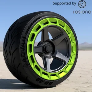 Model Wheels 4 x Brixton TR05 Forged aero rims with yokohama advan tyres