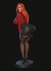 Redheads at work Diorama