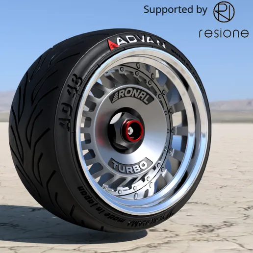 Model Wheels 4 x Ronal TURBO custom Deep Dish18" rims with yokohama advan tyres