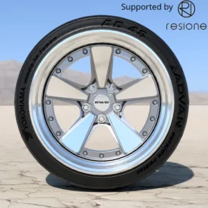 Model Wheels 4 x RWB OGW Porsche rims with Advan Tyres