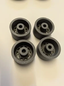 Model Wheels 4 x Venerdi Delmarre with Pirelli P zero tyres