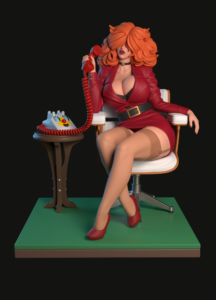 Redheads at work Diorama