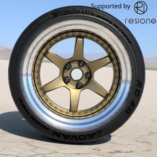 Model Wheels 4 x SSR Professor SP7 18" with Advan Tyres