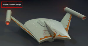 Star Trek Romulan Bird of Prey Model Kit 3D Printed
